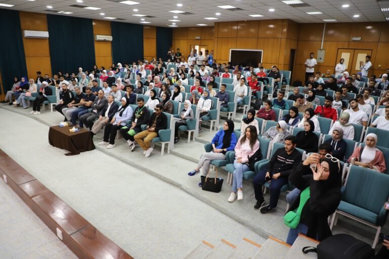 كلية التربية الرياضية في جامعة اليرموك تنظم لقاء للطلبة المستجدين
