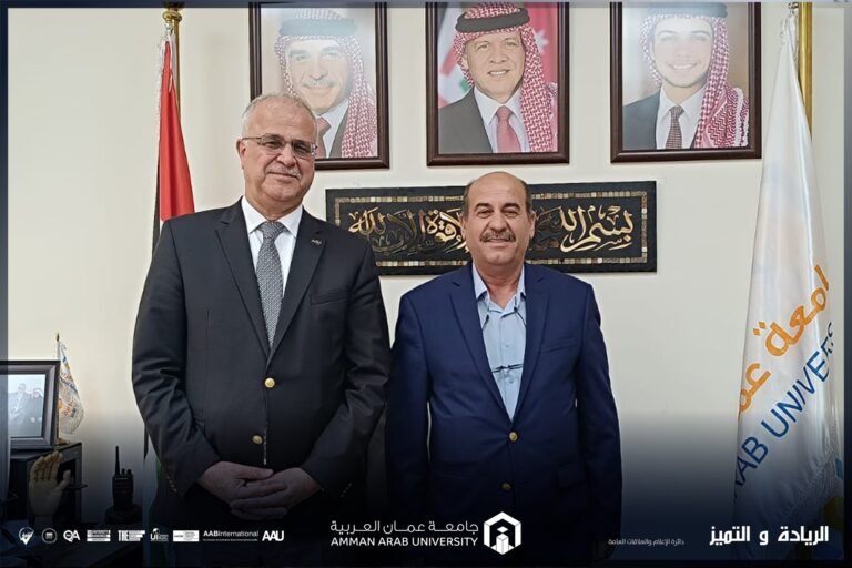 عميد شؤون الطلبة في “عمان العربية” يلتقي ممثل المركز الوطني لحقوق الانسان