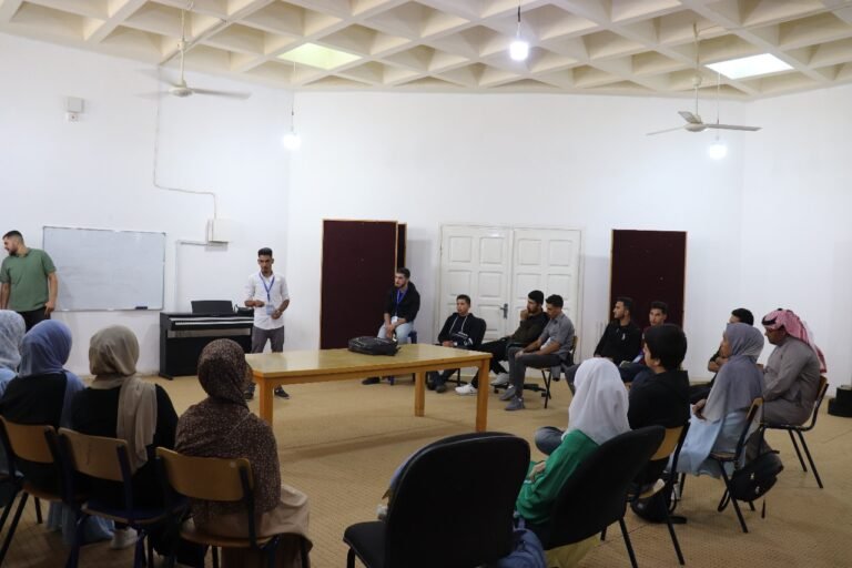 فريق الجالية السورية في جامعة إربد الأهلية يعقد فعالية للطلبة المستجدين