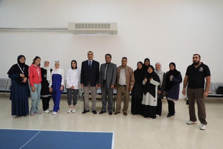 ختام بطولة كرة الطاولة في جامعة آل البيت