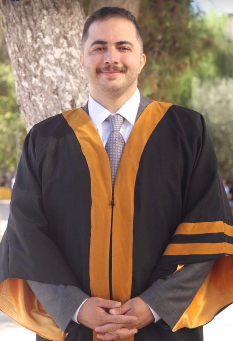 الزميل بهاء القضاة يحصل على درجة الماجستير في الجامعة الأردنية