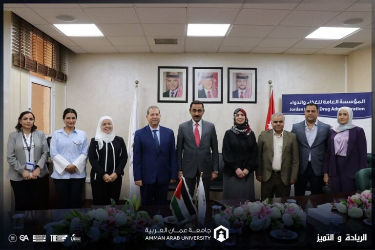 توقيع اتفاقية تعاون بين “عمان العربية” والمؤسسة العامة للغذاء والدواء