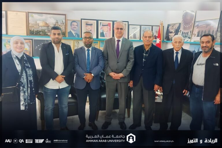 عمادة شؤون الطلبة في “عمان العربية” تزور اللجنة الملكية لشؤون القدس