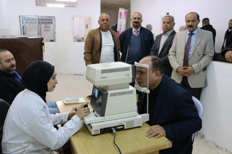 يوم طبي مجاني لفحص االعيون في جامعة جرش