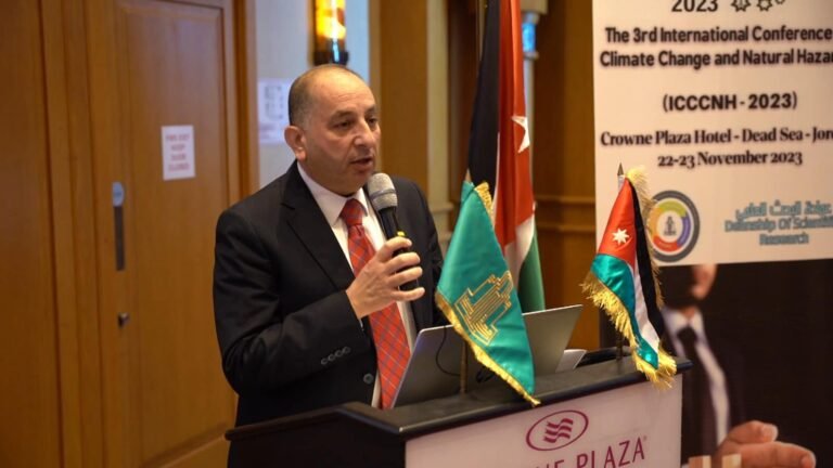 رئيس جامعة آل البيت يفتتح فعاليات المؤتمر الدولي حول التغير المناخي والمخاطر