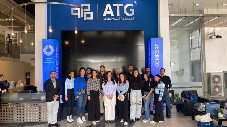 ورشة لطلبة الجامعة الأمريكية في مادبا في المجموعة التقنية العربية ATG