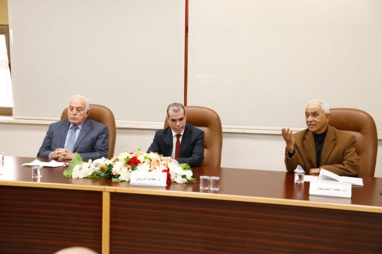 الجامعة الهاشمية تنظم محاضرة حول “الدولة الفلسطينية المستقبلية”