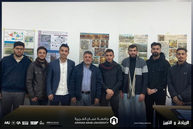 “إحياء قيم العمارة التقليدية في تصميم الأسواق”دورة تدريبية لطلبة “عمان العربية”