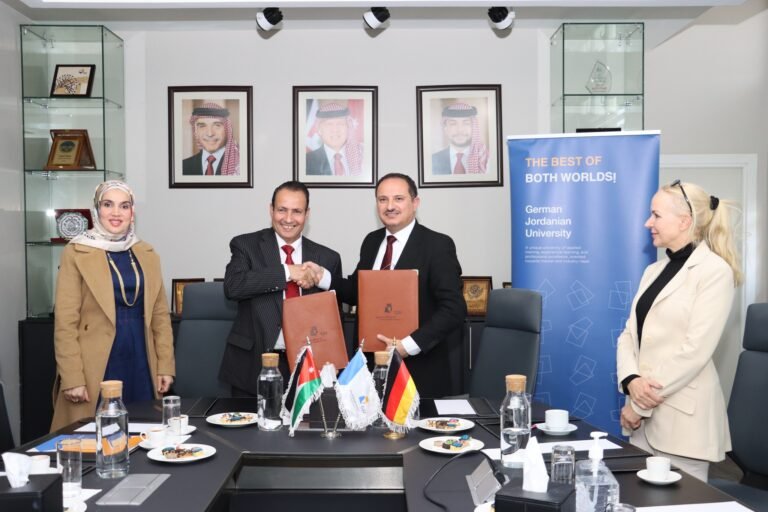 مذكرة تفاهم بين جامعتي الألمانية الأردنية وجدارا
