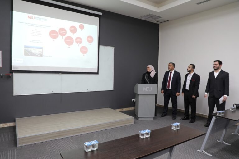 طلبة “هندسة الشرق الأوسط” يظهرون فطنتهم الهندسية في مناقشات مشاريعهم