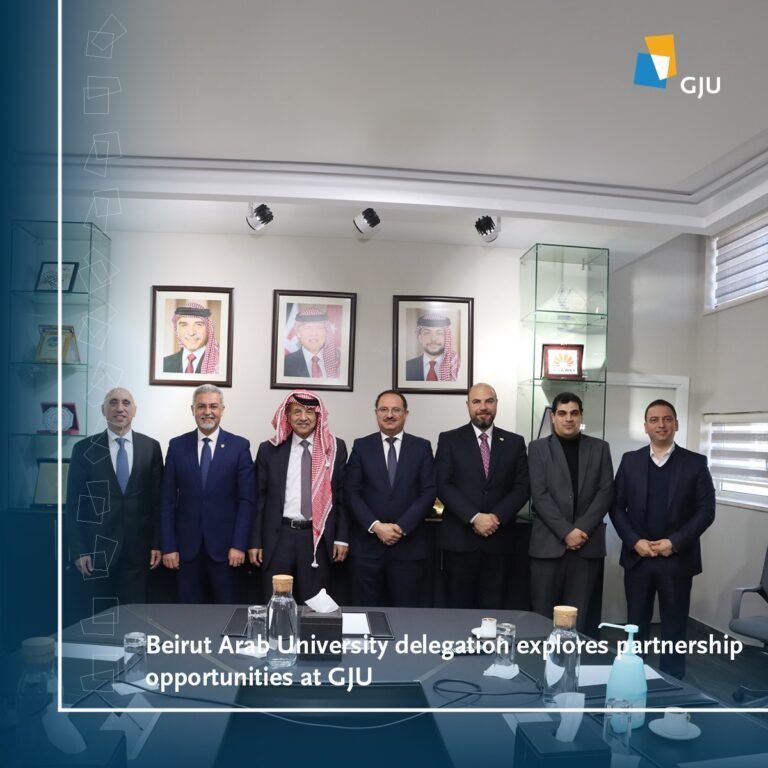 وفد من جامعة بيروت العربية يزور الجامعة الألمانية الأردنية