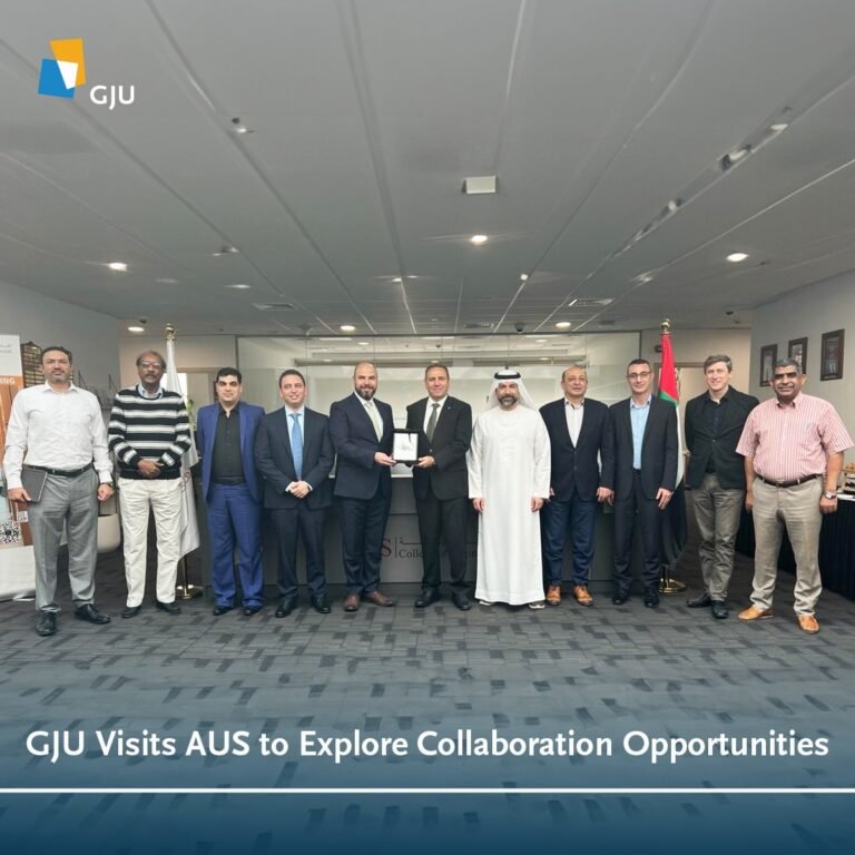 وفد من الجامعة الألمانية الأردنية يزور الجامعة الأمريكية في الشارقة