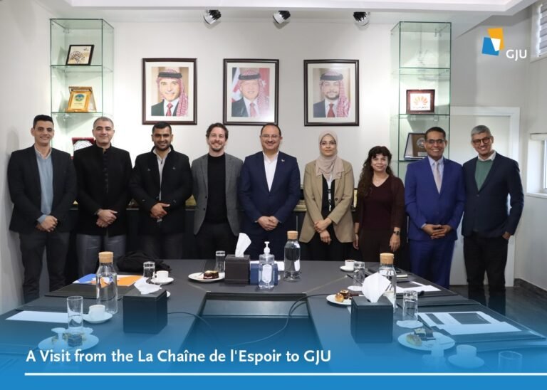 رئيس جمعية سلسلة الأمل الفرنسية يزور الجامعة الالمانية الأردنية