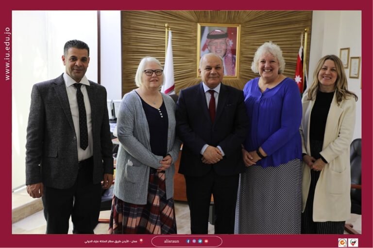 زيارة فريق هيئة الاعتماد الأمريكي (ACEN)لكلية التمريض في جامعة الإسراء