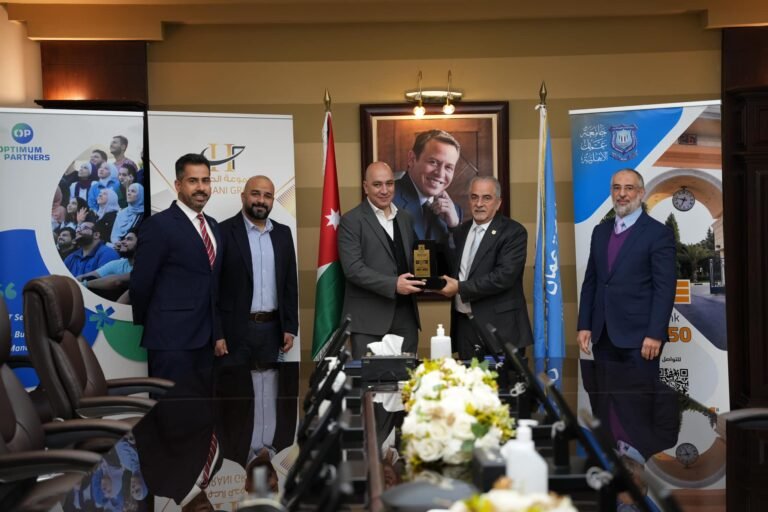 جامعة عمان الأهلية توقع مذكرة تفاهم مع شركة OP لتكنولوجيا المعلومات