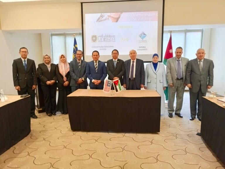 اتفاقية بين جامعة مؤتة وجامعة السلطان زين العابدين الماليزية