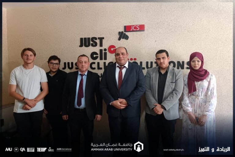 رحلة علمية لطلبة الأمن السيبراني في “عمان العربية” لشركة Just Click Solutions