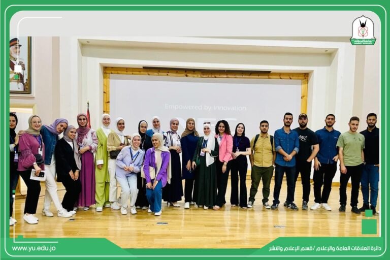 فرع مجتمع النساء في الهندسة بـ”اليرموك” يفوز بجائزة أفضل فرع على مستوى الأردن