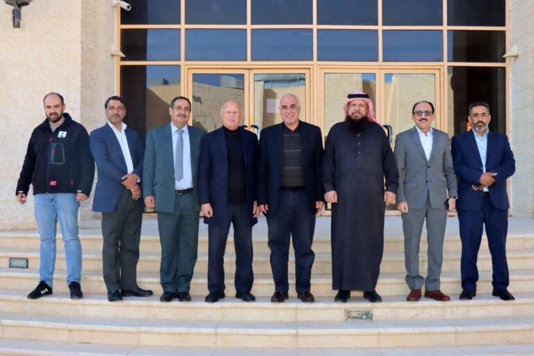 زيارة تفقدية لمجلس محافظة معان للمشاريع المدعومة في جامعة الحسين بن طلال