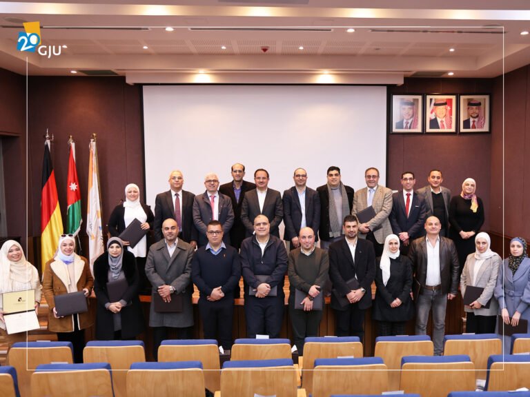 الجامعة الألمانية الأردنية تحتفل بتخريج المشاركين في دورة التحول الرقمي في التعليم والتعلم