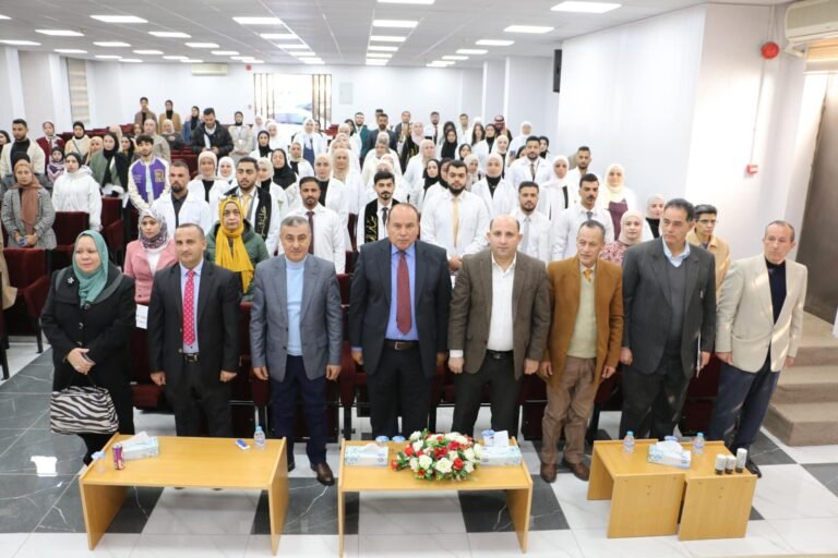 حفل اداء قسم المهنة لطلبة التمريض في جامعة جرش