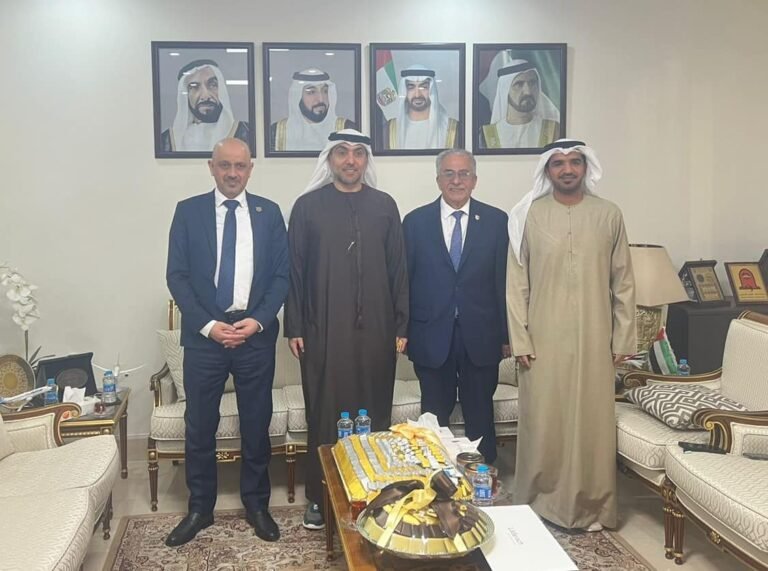 رئيس جامعة عمان الأهلية يزور القائم بأعمال سفارة دولة الإمارات في الأردن