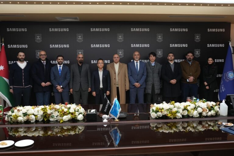عمّان الأهلية توقع مذكرة تفاهم مع سامسونج إلكترونيكس المشرق العربي