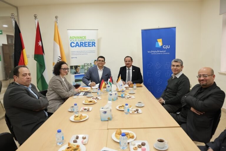 الجامعة الألمانية الأردنية توقّع مذكرة تفاهم مع محاكاة لتعزيز تعليم سلاسل التوريد واللوجستيات