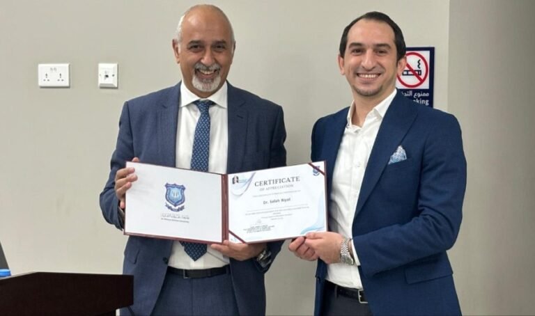 أمسية علمية في عمان الأهلية حول المستجدات السريرية بطب الأسنان الترميمي