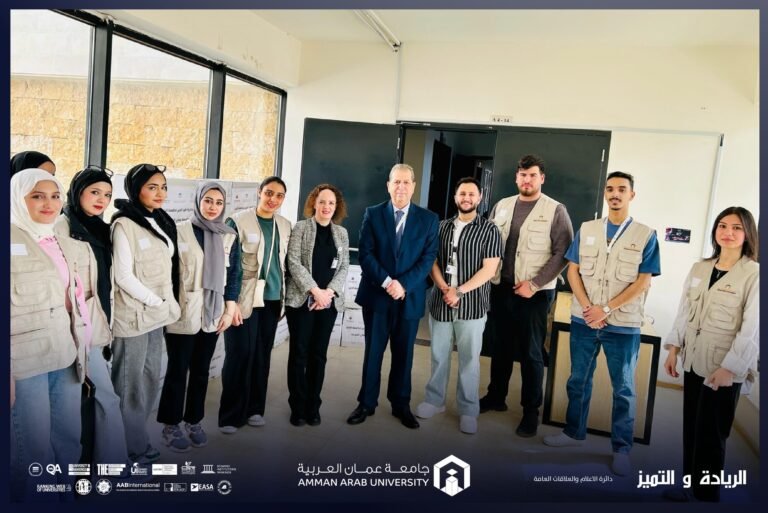 “حملة الخير من جامعة الخير” مبادرة رمضانية إنسانية من كلية الأعمال في جامعة عمان العربية