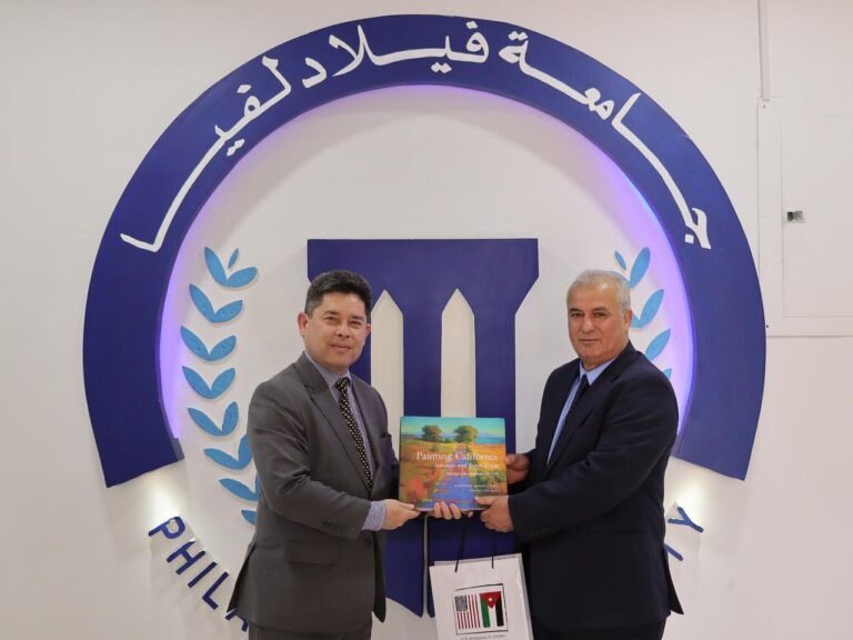 جامعة فيلادلفيا و السفارة الأمريكية لدى الأردن تبحثان سبل تعزيز التعاون الأكاديمي والتبادل الثقافي