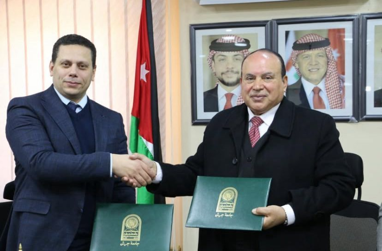 جامعة جرش توقّع مذكرة تفاهم مع شركة Upsat Information Technology لتوفير فرص تدريب وتشغيل للطلبة