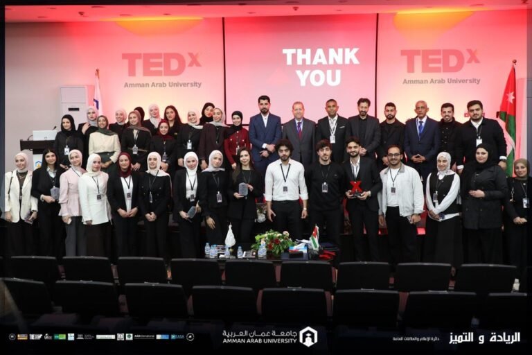 فعالية TEDx في جامعة عمان العربية : من الإلهام إلى التغيير